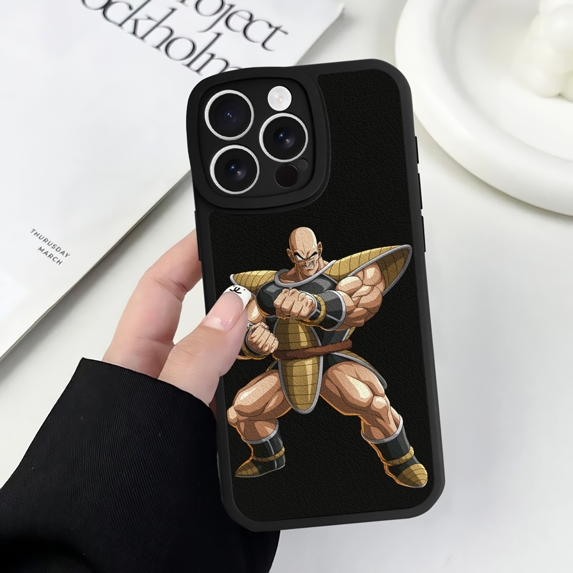 （画像用） ドラゴンボール DRAGON BALL 【iPhone 16シリーズ対応】シリコンスマホケース（レザー調） 材質：シリコン